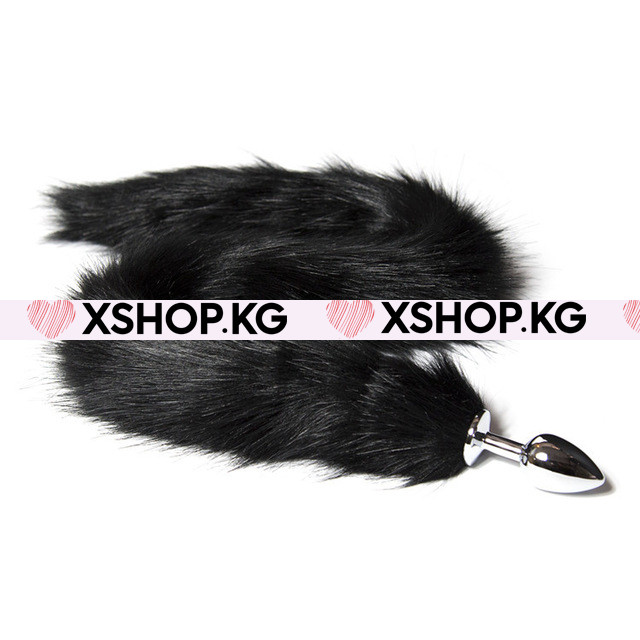 Металлическая анальная пробка "Хвостик"