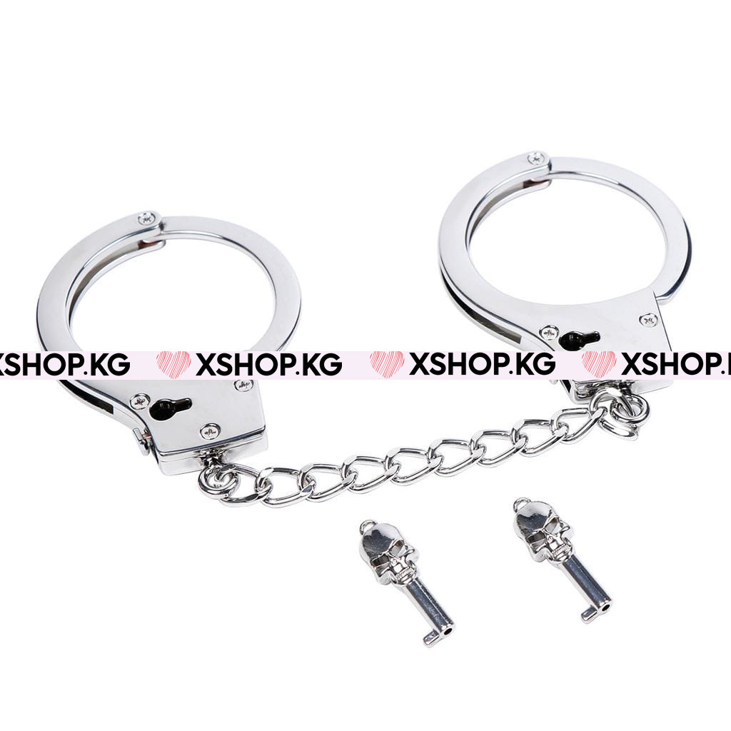 Наручники на руки "Scull" (золото и серебро)