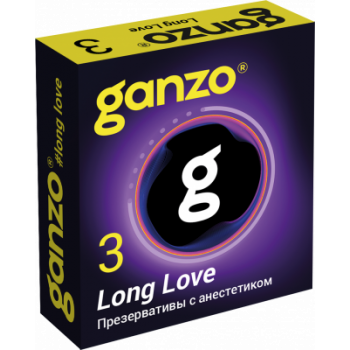 Презервативы "Ganzo", 3 шт