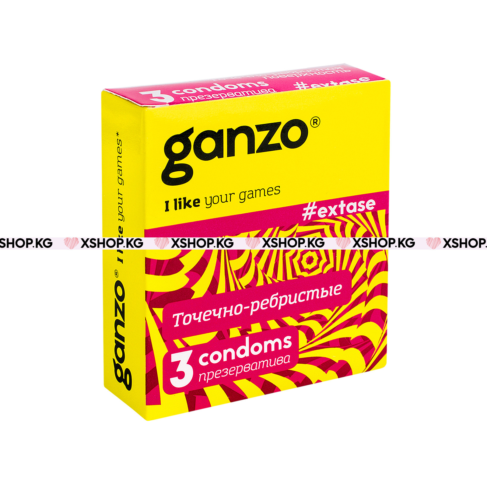 Презервативы "Ganzo", 3 шт