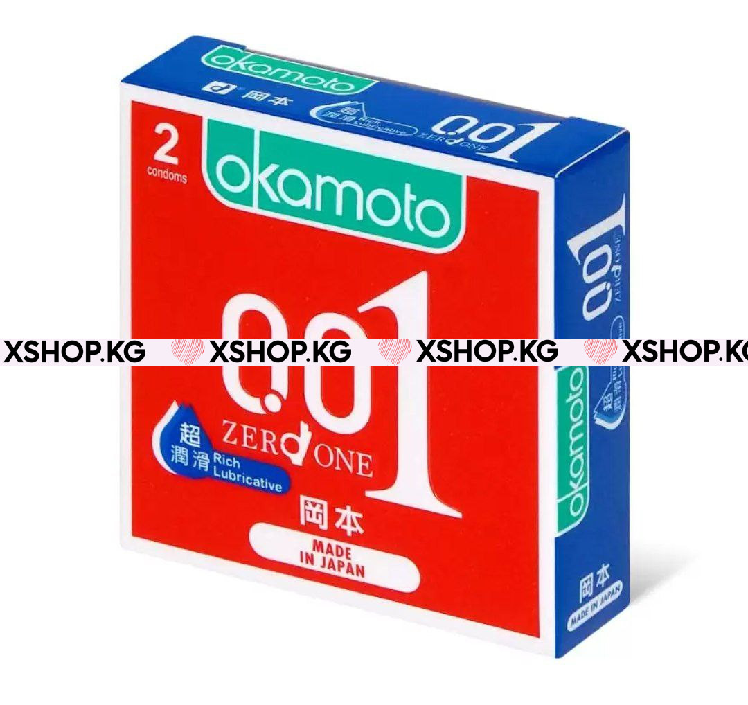 Супер тонкие презервативы "Okamoto 001", 3 шт