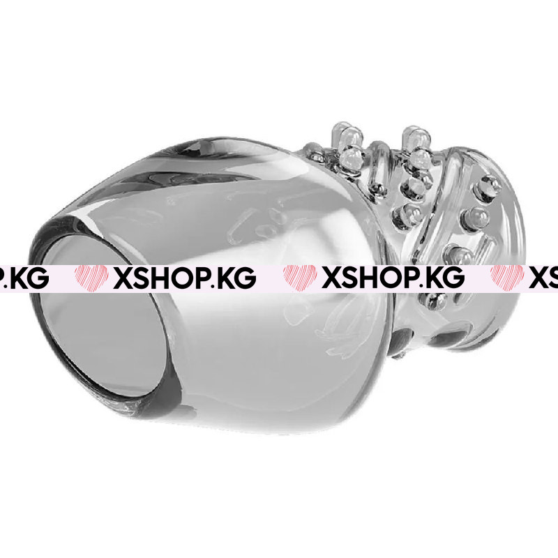 Рифленая Насадка на головку члена "Pretty Love Matias"