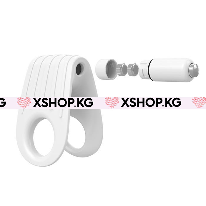 Двойное эрекционное виброкольцо "OVO B12"