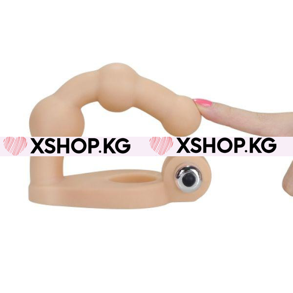 Насадка для двойного проникновения со стимуляцией "The Ultra Soft Double" 6"