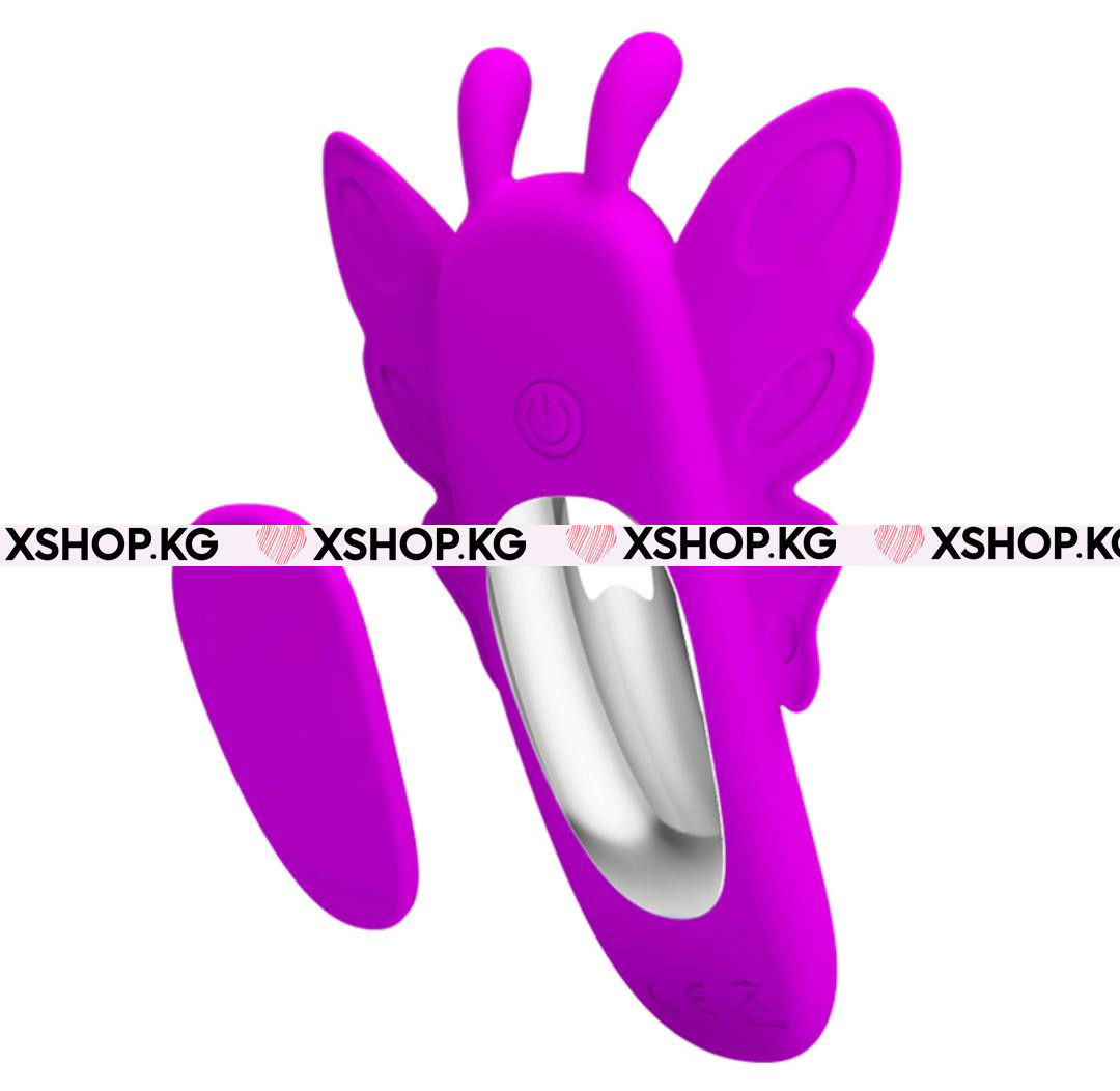 Клиторальный вибростимулятор на трусики с дистанционным пультом "Romance Aileen"