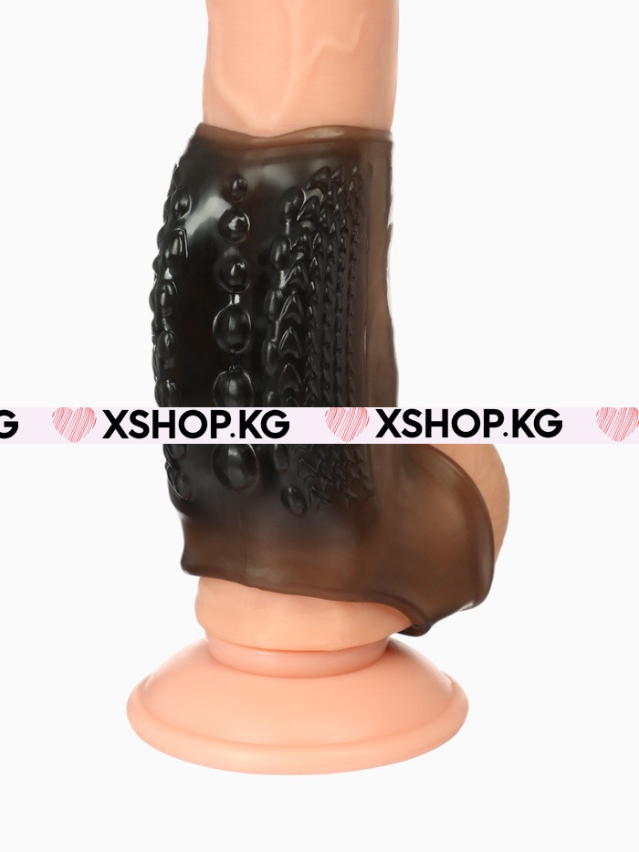 Насадка на член со стимуляцией "Wolf's fang"