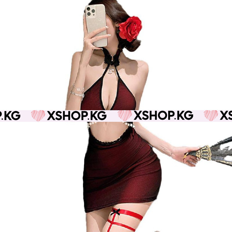 Секси-боди Рене с бусинками R52