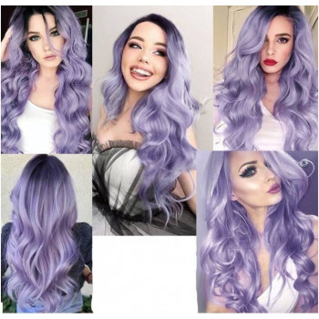 Парик "С576" фиолетовый