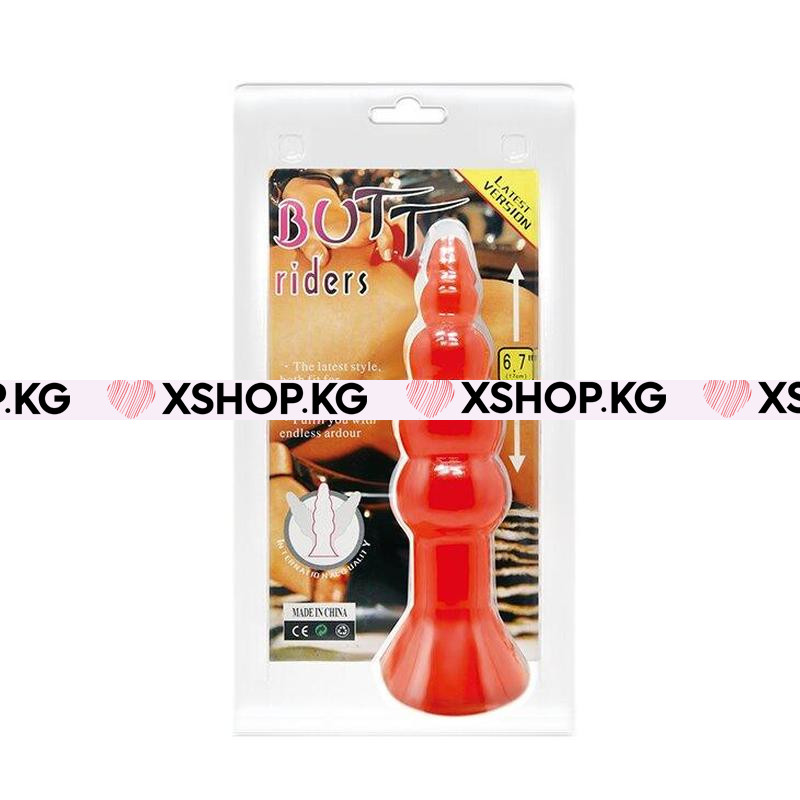 Анальная пробка на присоске "Butt Rider"