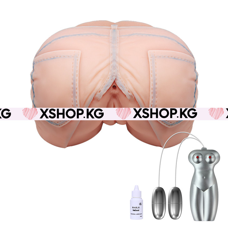 Миниатюрный мастурбатор с вибрацией и звуком вагина-анус "Temptation Passion lady2"