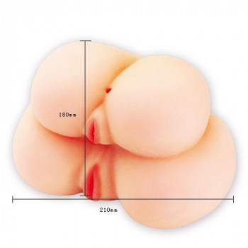 Реалистичная двойная вагина с вибрацией "Passion Lady Twin Ass"