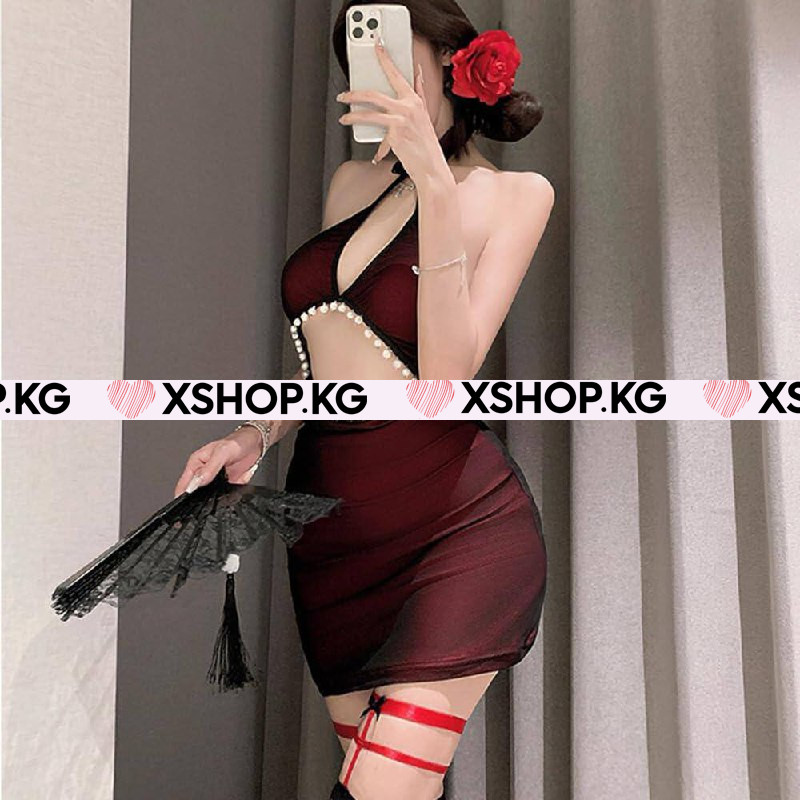 Секси-боди Рене с бусинками R52