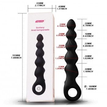 Анальная цепочка шарики "Ecstasy Anal Tamponade Yeain"