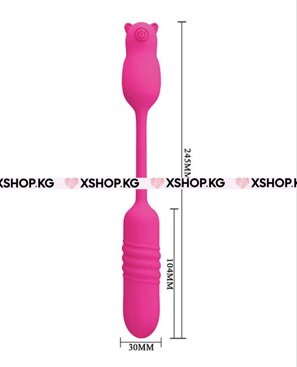 Вибростимулятор с фрикциями "Pretty Love Nobikuma" 