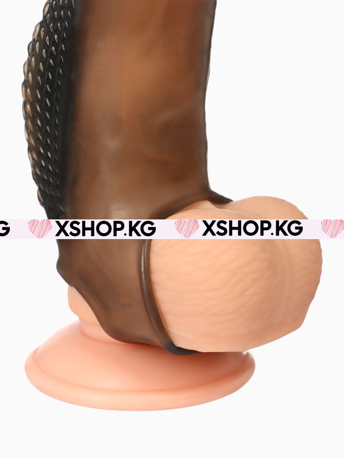 Насадка на член со стимуляцией "Wolf's fang"