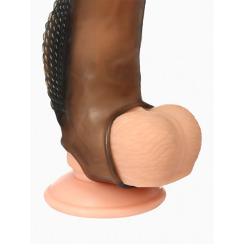 Насадка на член со стимуляцией "Wolf's fang"