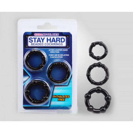 Эрекционные кольца на член "Stay hard"