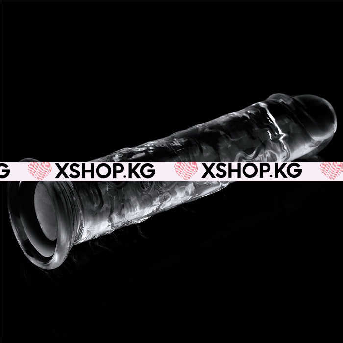 Прозрачный фаллоимитатор на присоске "Flawless clear" 7,0"