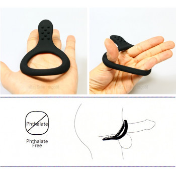 Кольцо со стимуляцией мошонки "Laura"