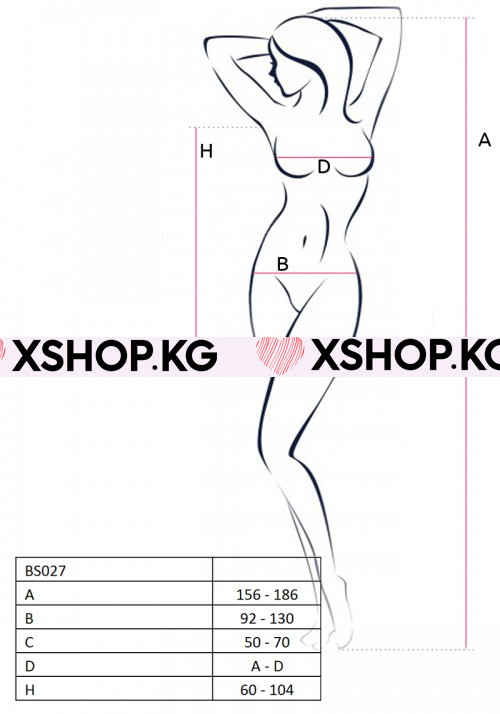 Боди в сетку "Passion" BS027