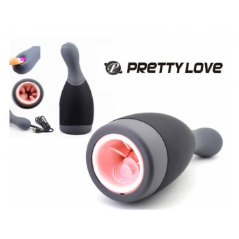 Перезаряжаемый мастурбатор с вибрацией "Pretty Love Deep Pleasure"