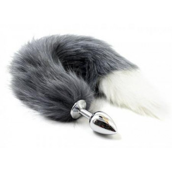 Металлическая анальная пробка "Хвостик"