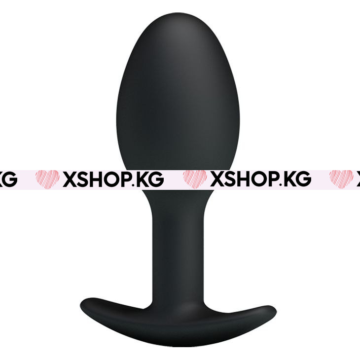 Анальный силиконовый плаг со смещенным центром тяжести "Pretty Love Shadow"