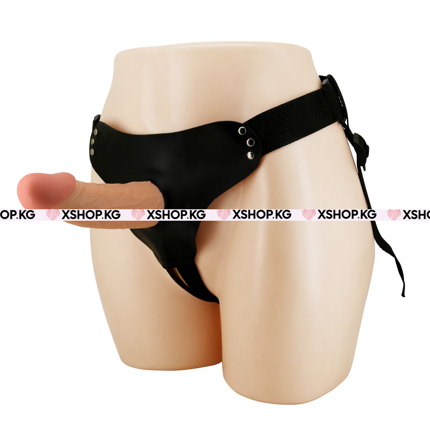 Мужской полый страпон "Pretty Love Stark" 6,9"