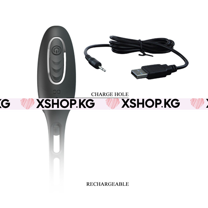 Эрекционное кольцо на член и анальный стимулятор с вибрацией "Pretty Love Penis sleeve 3"