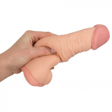 Мастурбатор-насадка 2 в 1 "Unisex Dildo" 8.6"