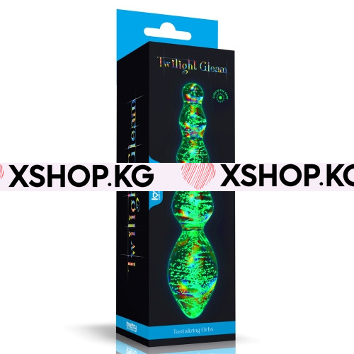 Универсальные светящиеся в темноте стеклянные шарики-стимулятор "Twilight Gleam"