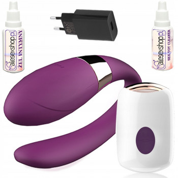 Вибратор для пар с пультом "Dibe" 