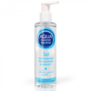 Лубрикант на водной основе "Aqua Comfort hot secret Neutral", 195 г