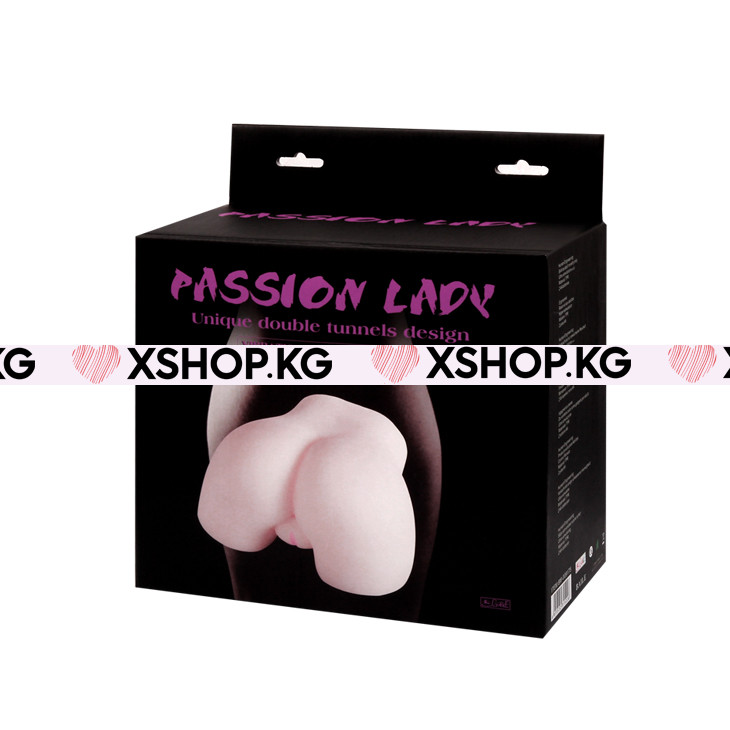 Реалистичная вагина-анус с вибрацией "Passion Lady"