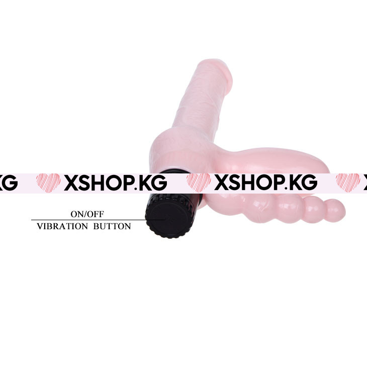 Женский страпон без ремней с вибраций "Super Strapless Dildo"