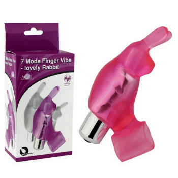 Вибронасадка на палец "LOVELY RABBIT"