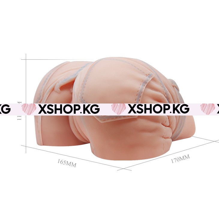 Миниатюрный мастурбатор с вибрацией и звуком вагина-анус "Temptation Passion lady2"