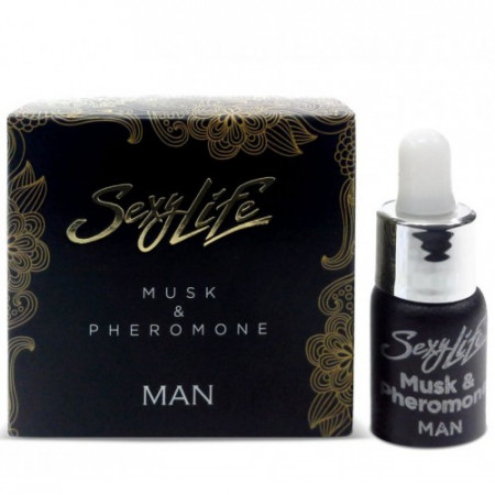 Мужские духи с мускусом "Musk & Pheromone Man"