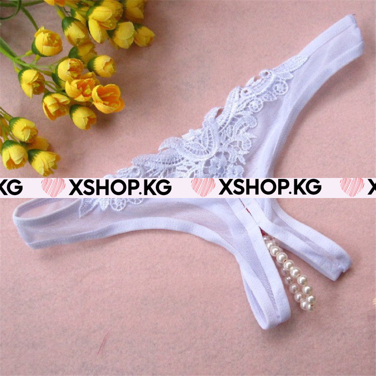 Стринги с жемчужинами