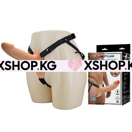 Мужской полый страпон "Pretty Love Landon" 6,6"