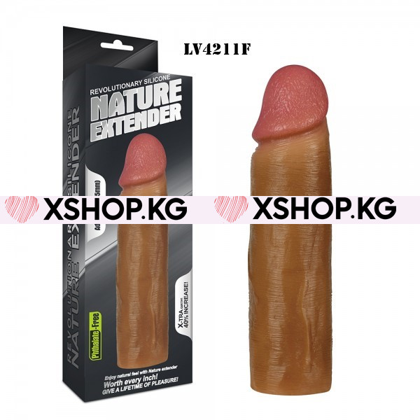 Супер реалистичная насадка на член "Nature Extender" 