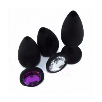 Анальная Металлическая Пробка , 8 см