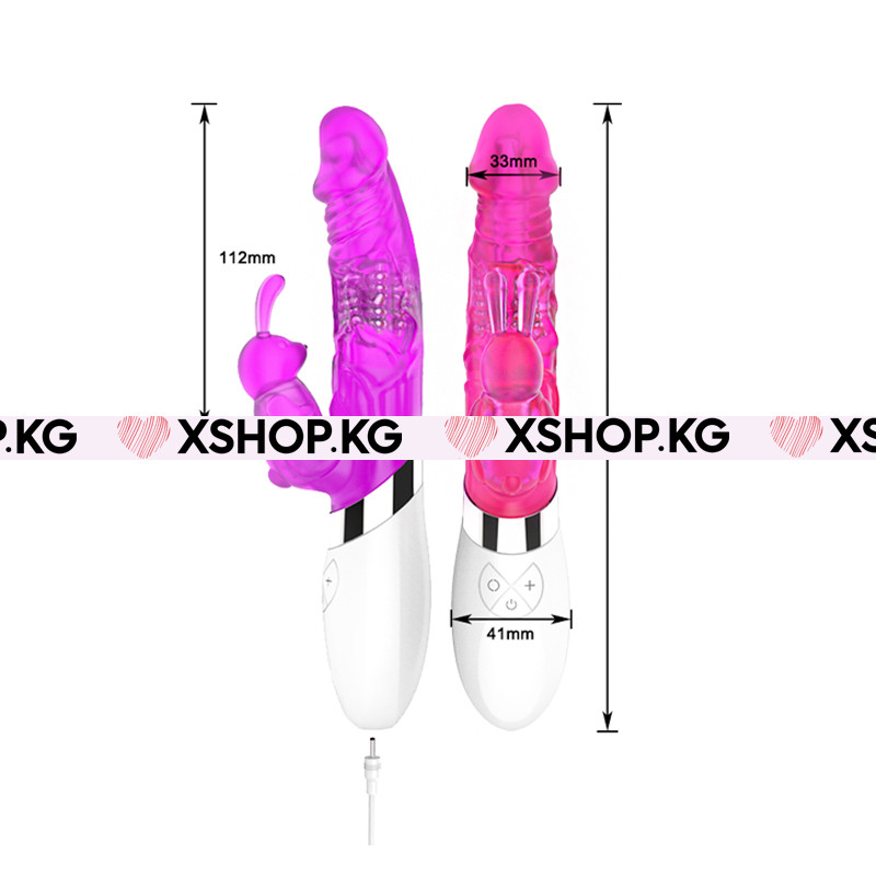 Вибратор с ротационными движениями "Кролик-Haloy" 