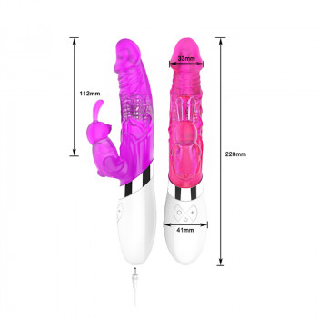 Вибратор с ротационными движениями "Кролик-Haloy"