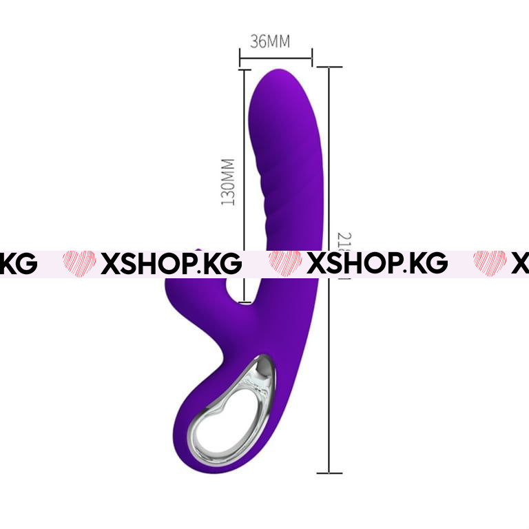 Перезаряжаемый вибратор с вакуумной стимуляцией клитора "Pretty Love Jersey"