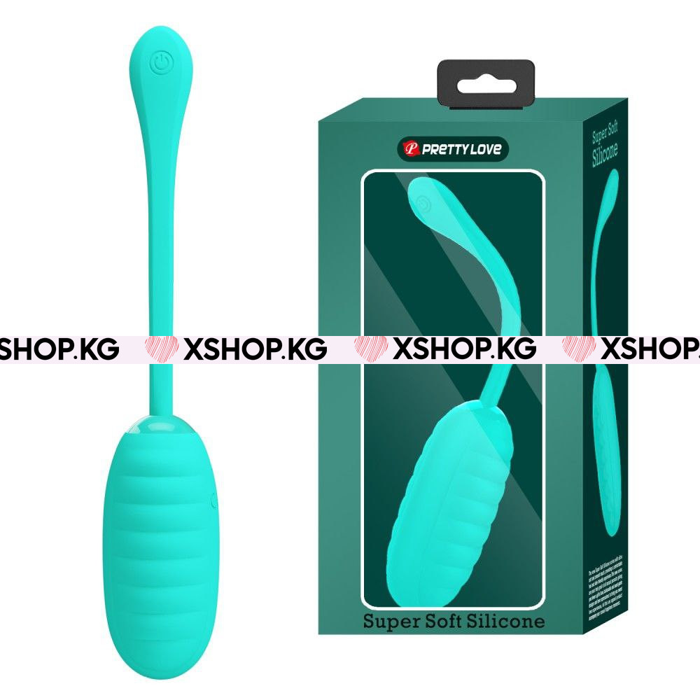Супер мягкое рифленое виброяйцо "Pretty Love Kirk"