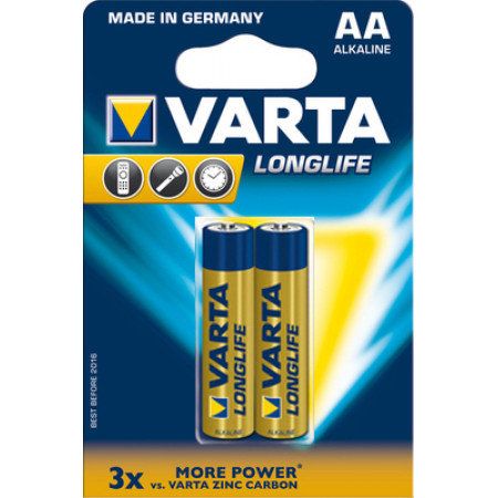 Батарейки Varta longlife AA (2шт)