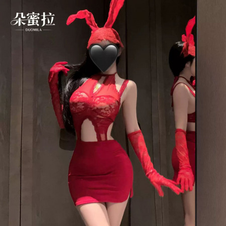 Кружевное Секси-платье R57