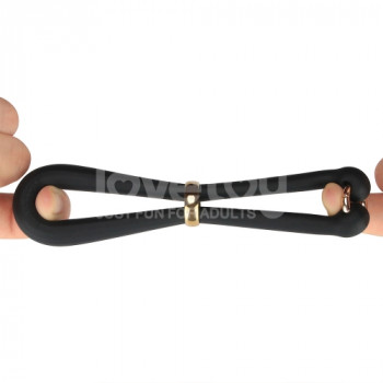 Силиконовое эрекционное кольцо на член и мошонку "Pinnacle Pro"