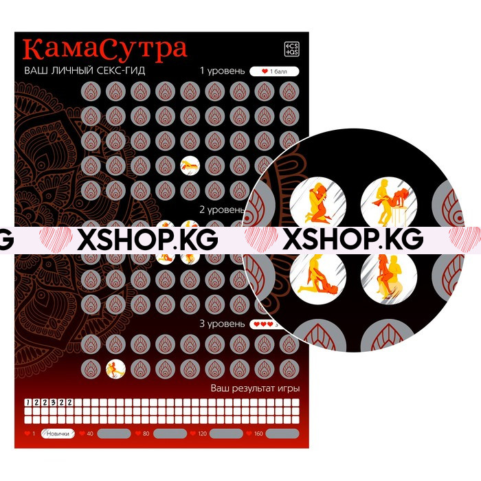 Скретч-плакат «Секс-гид. Камасутра»